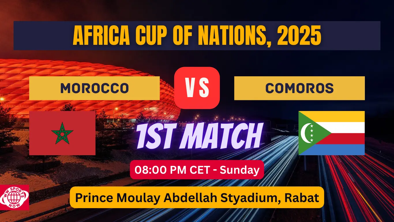 Morocco vs Comoros 1st Match Live Streaming Info [FREE or PAID]