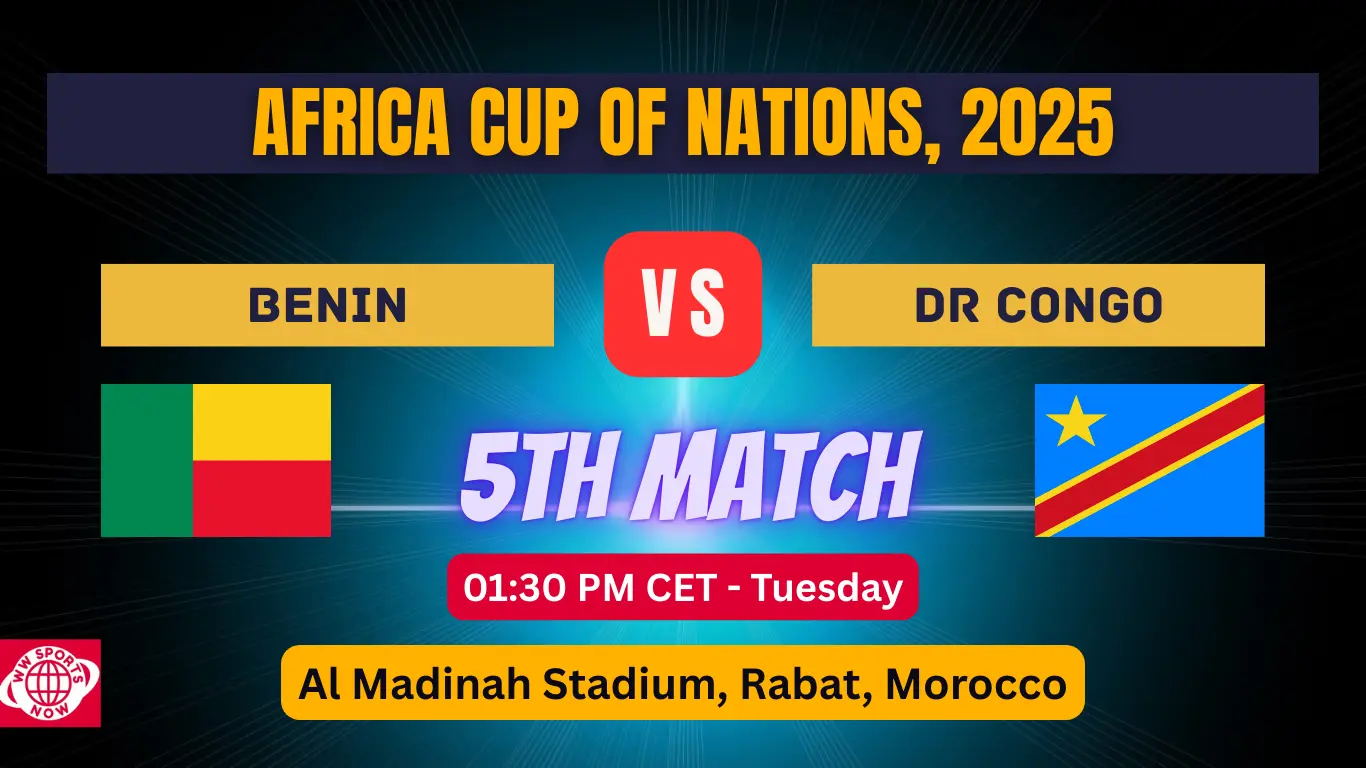 Benin vs DR Congo Football Match (23-12-2025) Live Score and Stream Info, Match Preview, H2H